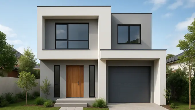 Gambar Rumah Minimalis 2 Lantai dengan Ukuran 6x12 Meter (Foto: Rizka Nur Laily via ChatGPT)