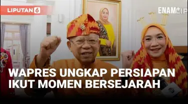 Wakil Presiden (Wapres) K.H. Ma'ruf Amin mengungkapkan persiapannya bersama sang istri untuk mengikuti upacara peringatan HUT Kemerdekaan ke-79 RI di Istana Negara Jakarta. Wapres pun menjelaskan makna dari baju adat yang ia kenakan.