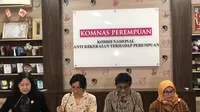 Komisi Nasional Anti Kekerasan terhadap Perempuan (Komnas Perempuan) menanggapi putusan PK Baiq Nuril. (Liputan6.com/Ratu Annisaa Suryasumirat)