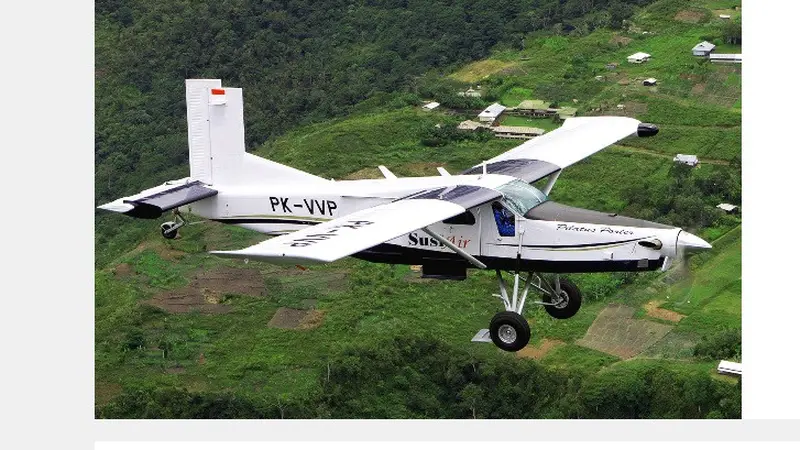 Pesawat Pilatus Porter Susi Air