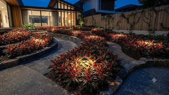 Desain Taman dengan Satu Jenis Tanaman agar Terlihat Eksklusif