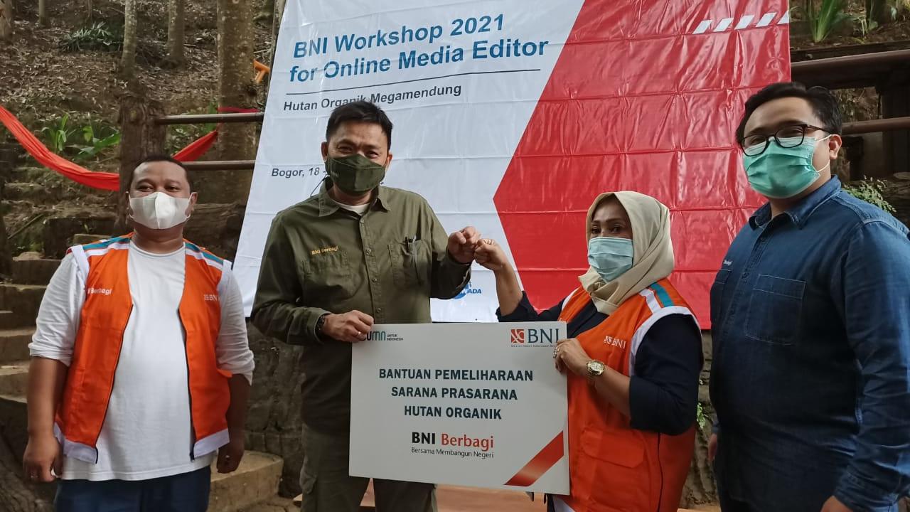BNI ikut terlibat dalam pengembangan Hutan Organik Mega Mendung, Bogor. Dok BNI