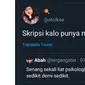 6 Curhatan ala Netizen Jika Skripsi Punya Mulut Ini Kocak (sumber: Twitter/atcikaa)