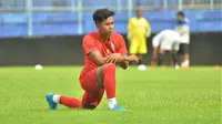 Pemain baru Arema FC, Didik Ariyanto. (Bola.com/Iwan Setiawan)