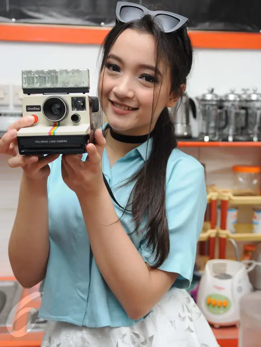 Megan Domani akan kembali menghiasi layar kaca dalam sinetron terbaru SCTV produksi SinemArt yang berjudul 'Anak Sekolahan', Jakarta, Sabtu (28/1). Megan Domani akan berperan sebagai Indah dalam sinetron 'Anak Sekolahan' (Liputan6.com/Gempur M Surya)