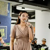 Aruma tampil hibur penonton di Bandung [Foto/Istimewa]