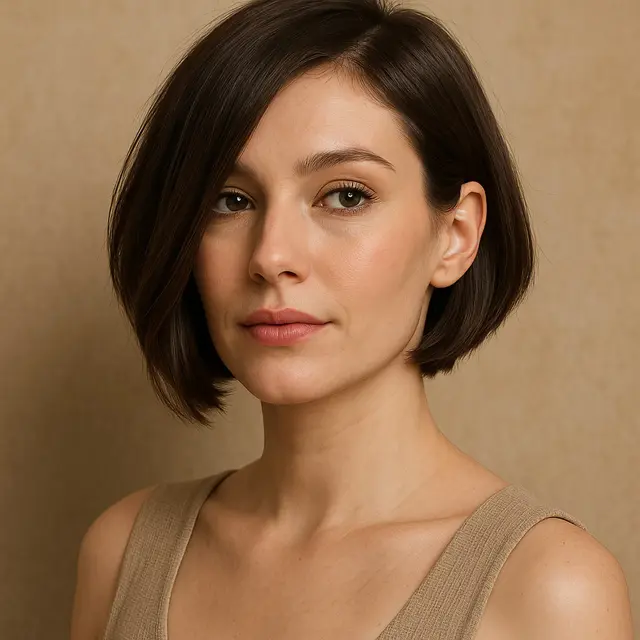 Gaya Riviera Bob untuk Wajah Bulat, Oval, dan Panjang