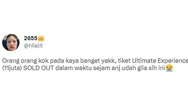 8 Cuitan Netizen Usai Tiket Coldplay Rp 11 Juta Sold Out, Bikin Melongo