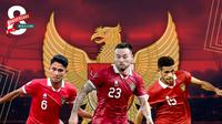 Timnas Indonesia - Marc Klok, Marselino Ferdinan, dan Ricky Kambuaya (Bola.com/Erisa Febri)