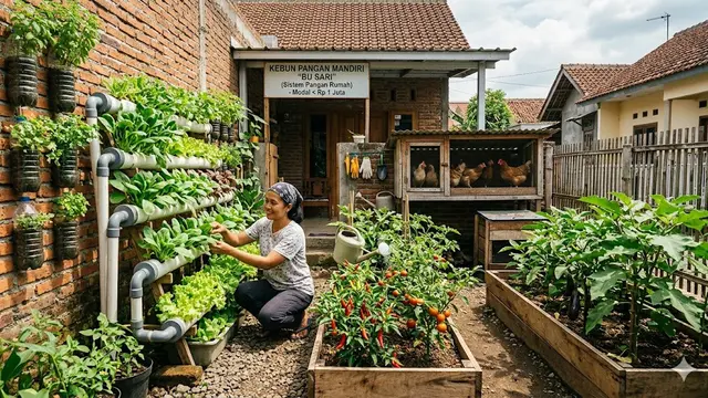 Ide Sistem Pangan Mandiri di Rumah dengan Modal di Bawah Rp 1 Juta