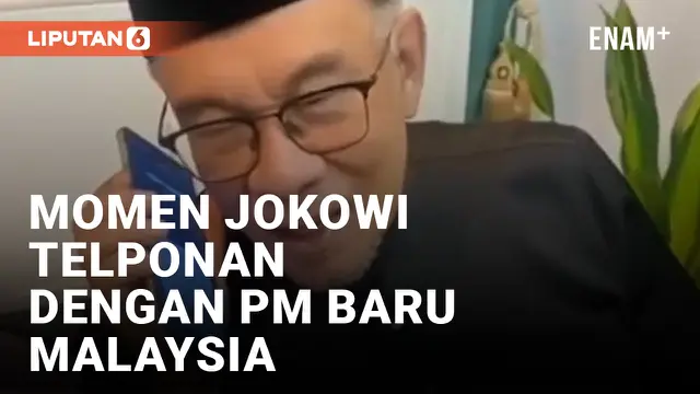 Presiden Jokowi Telepon PM Baru Malaysia Anwar Ibrahim untuk Ucapkan Selamat