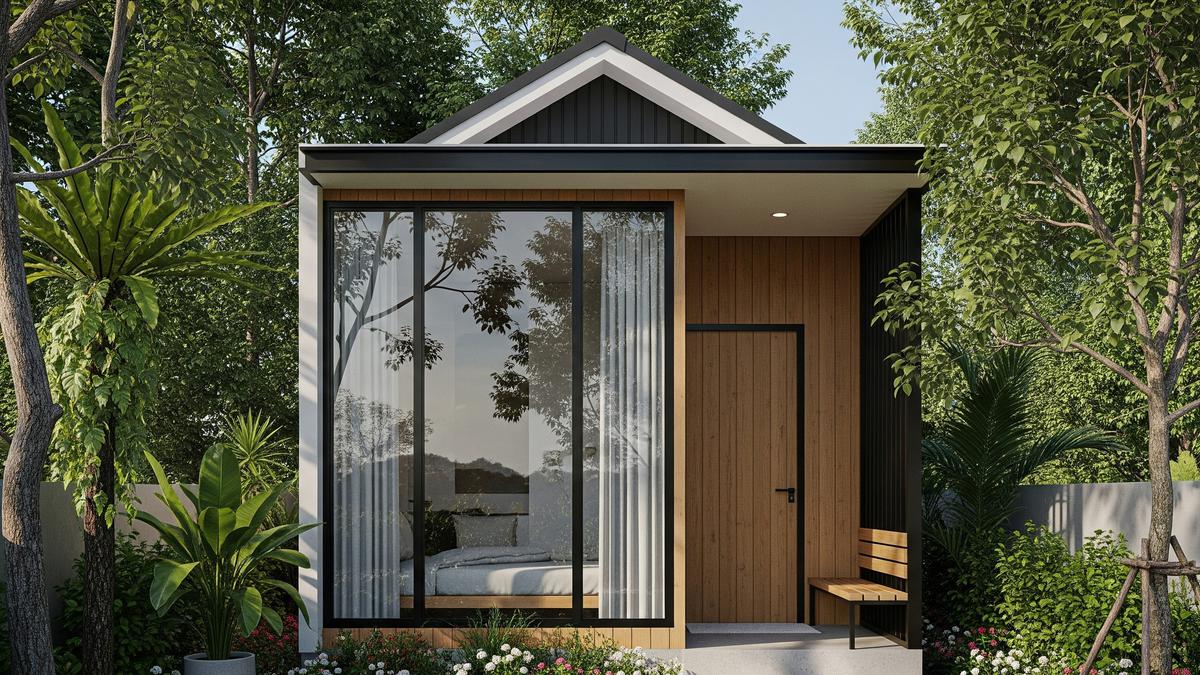 7 Desain Rumah Kecil dengan Jendela Besar agar Terasa Lapang dan Sejuk