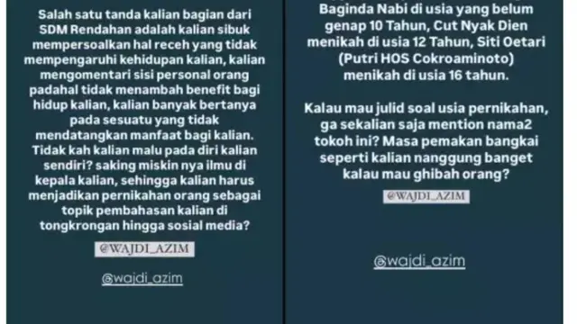 Pembelaan Ibunda Kamila Asy Syifa yang Nikah Muda dengan Gus Zizan: Sudah Dikonsultasikan dari Segi Hukum dan Agama