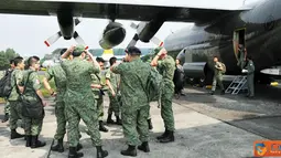 Citizen6, Jakarta: TNI dan Singapore Armed Forces (SAF) siap laksanakan latihan penanggulangan bencana alam yang akan diikuti oleh Asean Humanitarian Assistance Disaster Relief Exercise (Asean HADR Exercise) 2011. (Pengirim: Badarudin Bakri Badar)   
