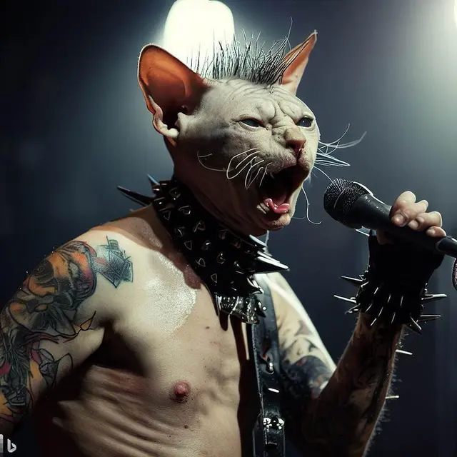 6 Editan Foto Kucing Jadi Musisi Grup Metal Ini Kocak