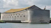 Seorang arsitek berhasil membuat perahu raksasa yang menyerupai bahtera Nuh. Apa tujuannya?