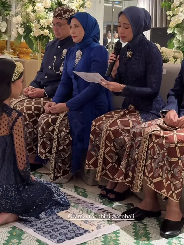 Alya Rohali saat Siraman Putrinya.