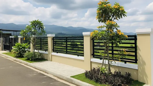 Model Pagar Rendah untuk Rumah Mungil Biar Tampak Lega