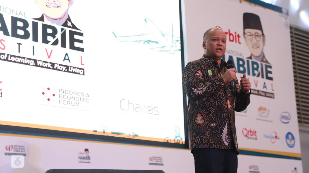 Ilham Akbar Habibie pada acara Indonesia Education Forum di Jakarta, Jumat (18/10/2019)