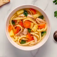 ilustrasi resep sop mie kentang wortel/Tatiana Bralnina/Shutterstock