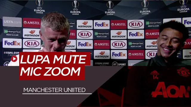 VIDEO: Momen Lucu Saat Wawancara Ole Gunnar Solskjaer dan Jesse Lingard, Jurnalis Lupa Mute Zoom