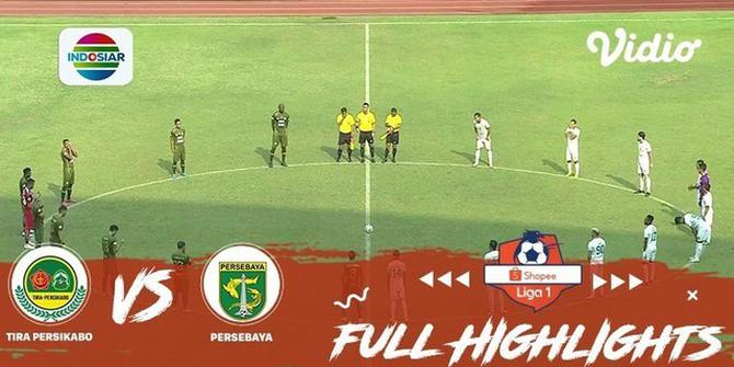 VIDEO: Highlights Liga 1 2019, Tira Persikabo Vs Persebaya 2-2