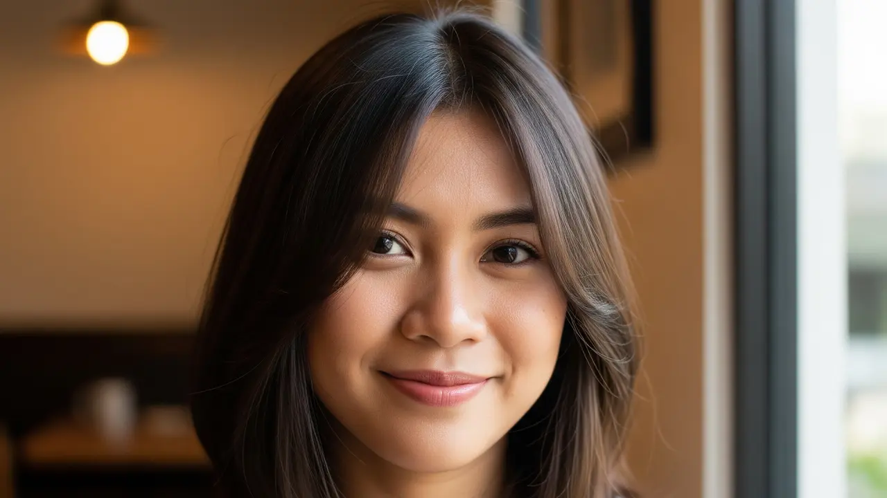 Gaya Rambut yang Bikin Wajah Terlihat Lebih Tirus dan Manis (Image by Gemini AI)