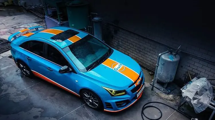 Chevy Cruze ala Gulf Racing Livery - Galeri Otosia.com