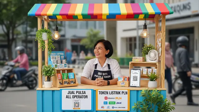 Jualan Pulsa dan Token Listrik