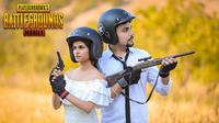 Prewed bertema PUBG (Foto: Facebook/Harsh Salvi Photography)