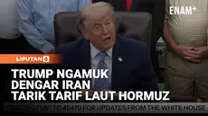 Presiden AS Donald Trump menegaskan menolak keras rencana Iran dan Oman yang tengah menegosiasikan penerapan tarif tol bagi kapal-kapal yang melintasi Selat Hormuz.