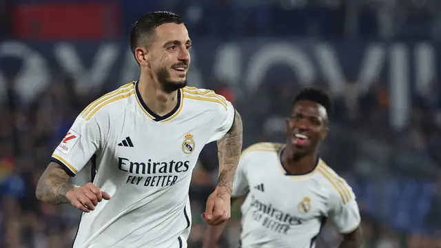 Foto: Brace Joselu ke Gawang Getafe Bawa Real Madrid Bertahan di Puncak Klasemen Sementara Liga Spanyol