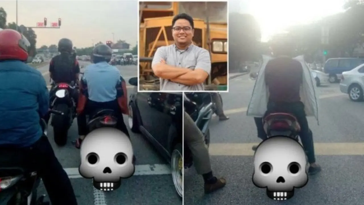 Bahaya pakai jaket terbalik (capture brilio.net)