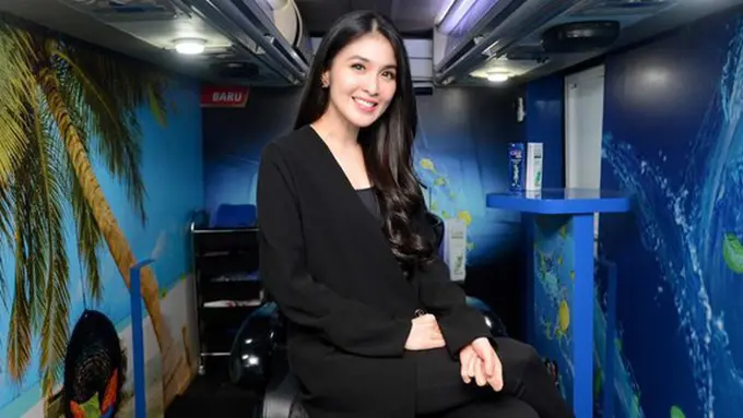 Sandra Dewi beri tips agar tak mudah pegal/copyright: KapanLagi.com