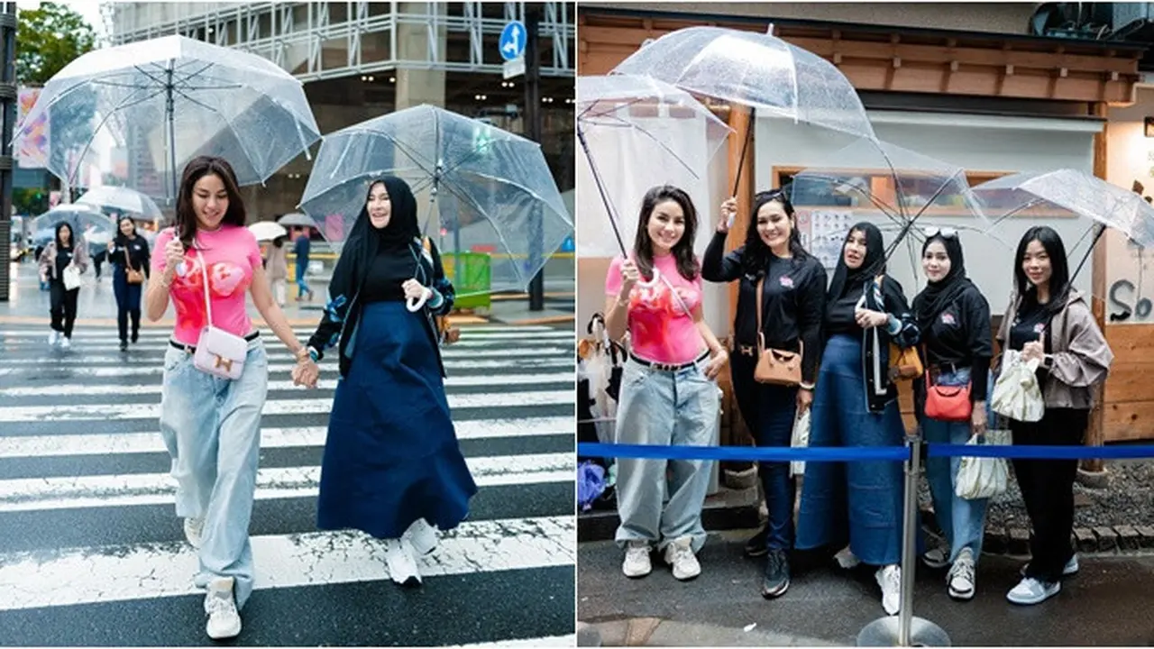 Sudah Berdamai, Ini 6 Potret Nikita Mirzani dan Shandy Purnamasari Liburan di Tokyo