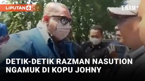 VIDEO: Razman Nasution Ngamuk di 'Kandang' Hotman Paris