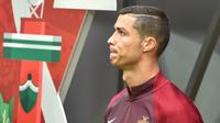 Striker tim nasional Portugal, Cristiano Ronaldo. (AFP/Mladen Antonov)