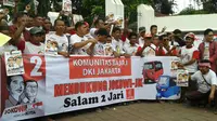 Sopir bajaj deklarasikan dukungan untuk Jokowi-JK di Tugu Proklamasi (Liputan6.com/Hanz Jimenez Salim)