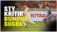 Berita video usai Timnas Indonesia menang atas Filipina 2-0, Selasa (11/6/2024), Shin Tae-yong kritik kualitas rumput di Stadion Utama Gelora Bung Karno.