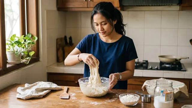 Membuat Donat Rumahan Mengembang Sempurna