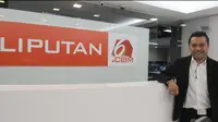 Anang Hermansyah menyambangi kantor Liputan6.com di SCTV Tower, Jakarta. Foto diambil pada Selasa (2/12/2014). (Liputan6.com/Andrian M Tunay)