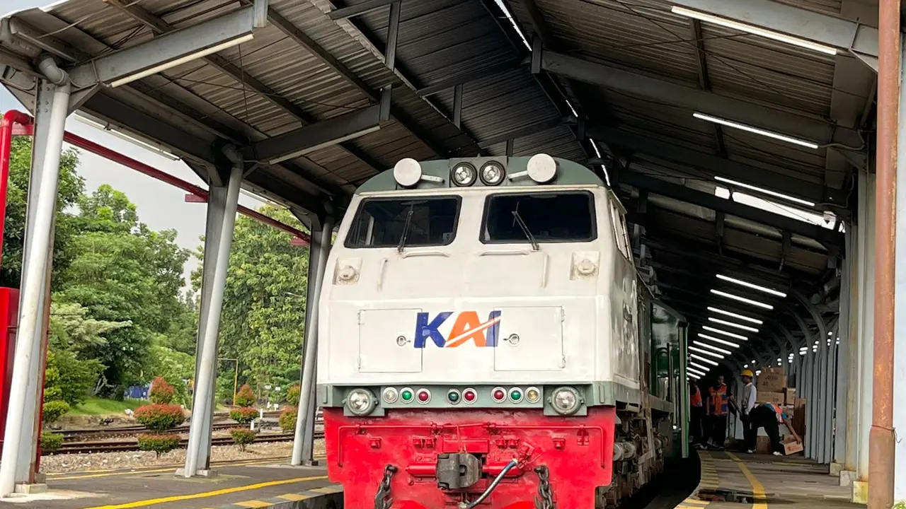 Kereta Api Tawang Alun diBerangkatkan dari Stasiun Stail Banyuwangi (Istimewa)