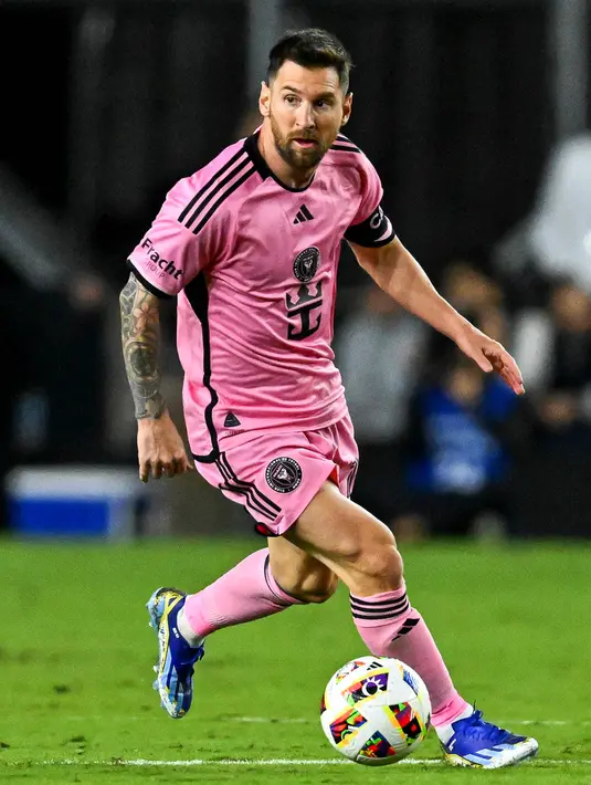 Inter Miami unggul di babak pertama melalui gol Robert Taylor pada menit ke-39. (Chandan Khanna/AFP)