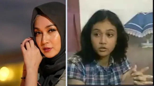 Dina Lorenza bintang Noktah Merah Perkawinan versi sinetron (Foto: Instagram dinalorenza1975 dan Youtube Ahmad Young)