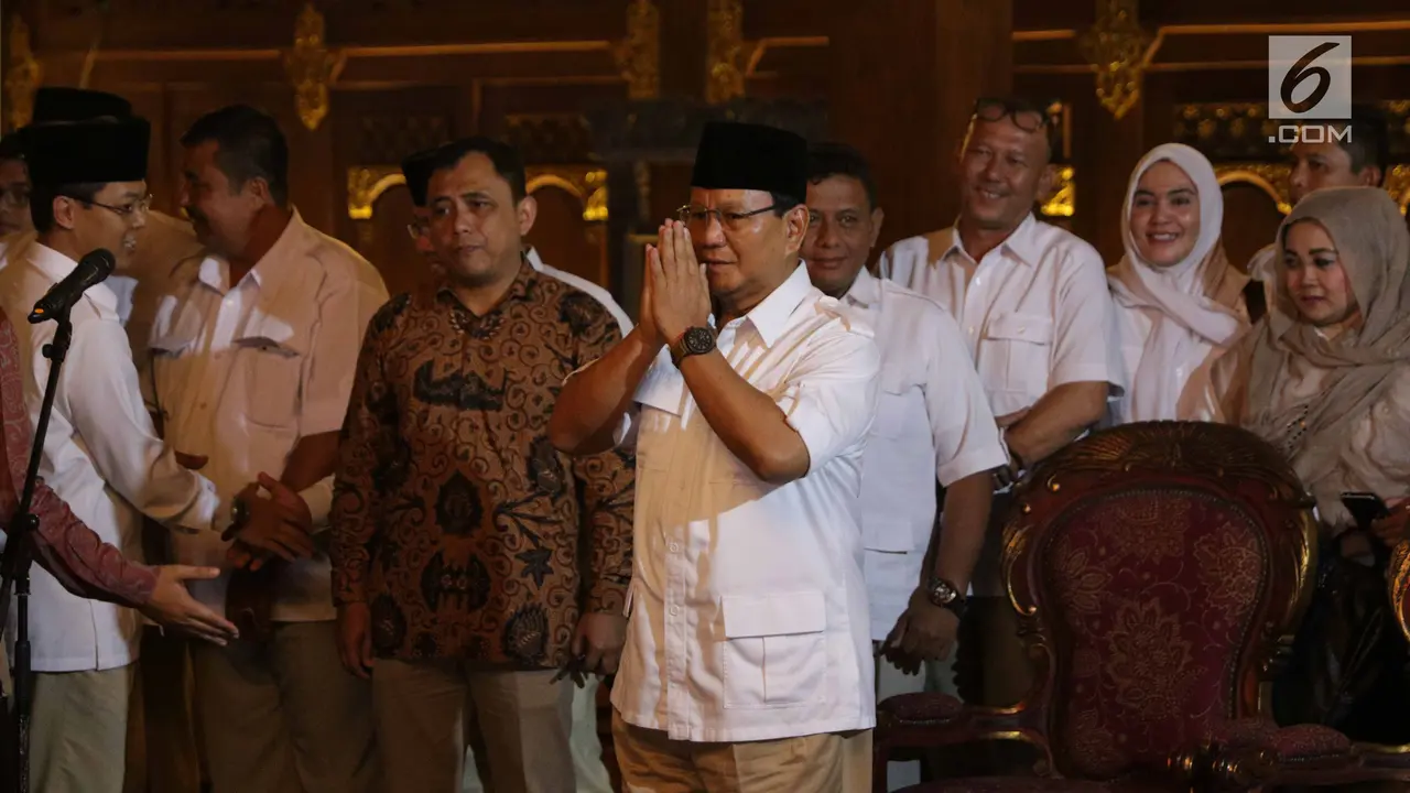 Ketua Umum Partai Gerindra Prabowo Subianto