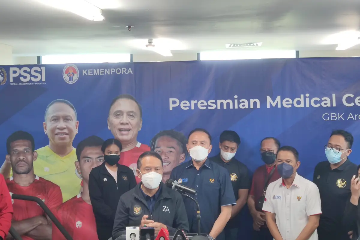 Peresmian Medical Center PSSI Oleh Menpora Zainudin Amali