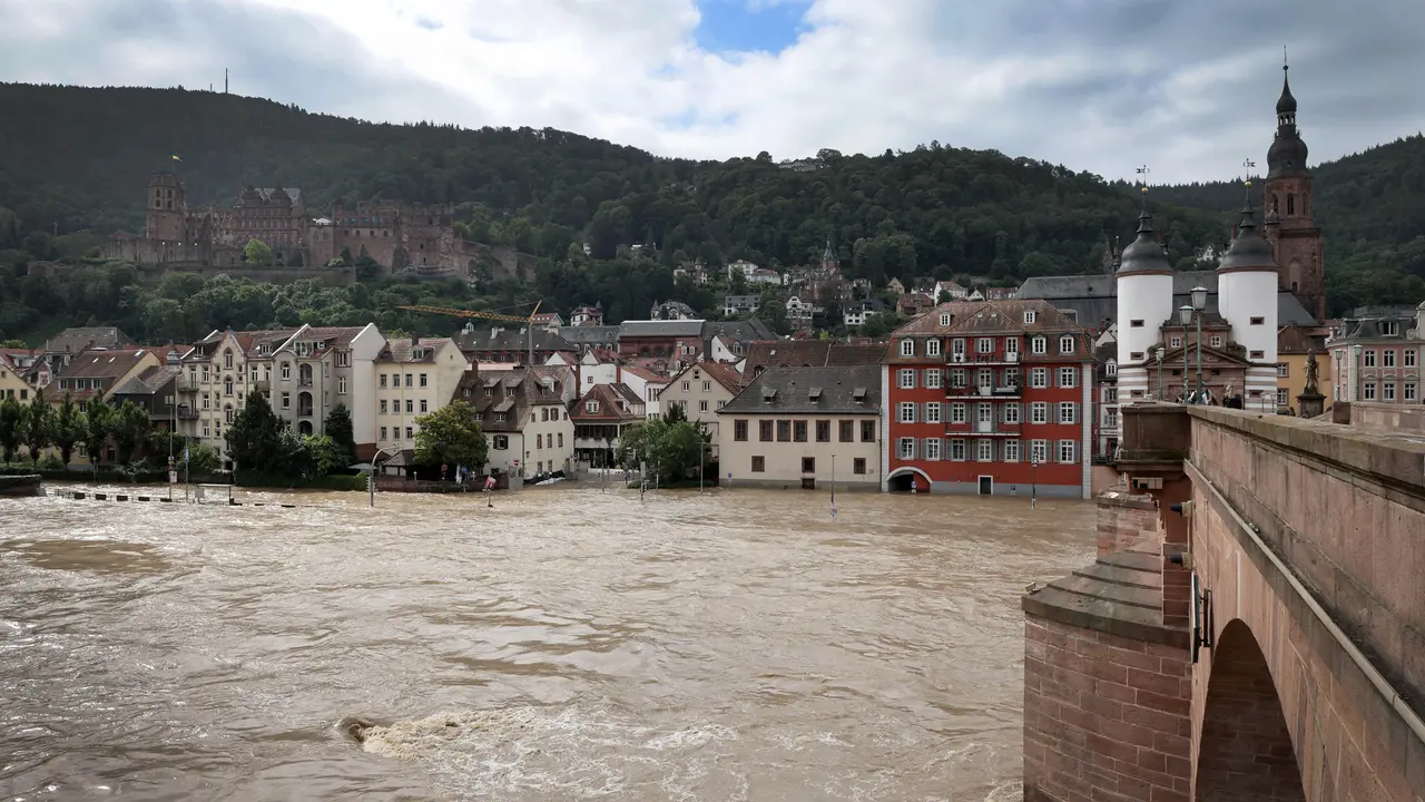 Banjir Rendam Kawasan Bersejarah di Heidelberg Jerman