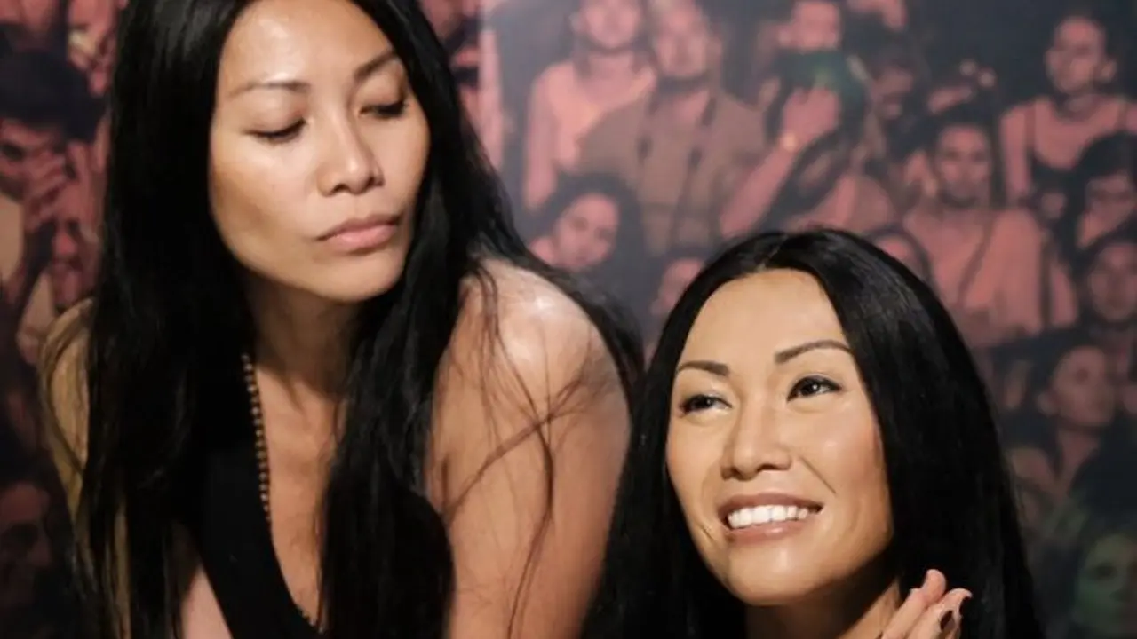 Patung lilin Anggun di Madame Tussauds