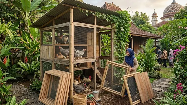 Kandang Modular dengan Sistem Panel Bongkar Pasang