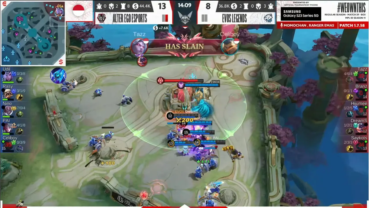 Hasil MPL ID S11 Alter Ego vs Evos Legends Hari Ini
